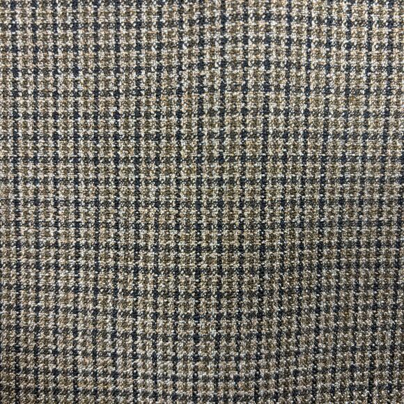 1990s womens blazer jacket, size 8 vintage plaid womens beige/black jacket - Picture 5 of 8